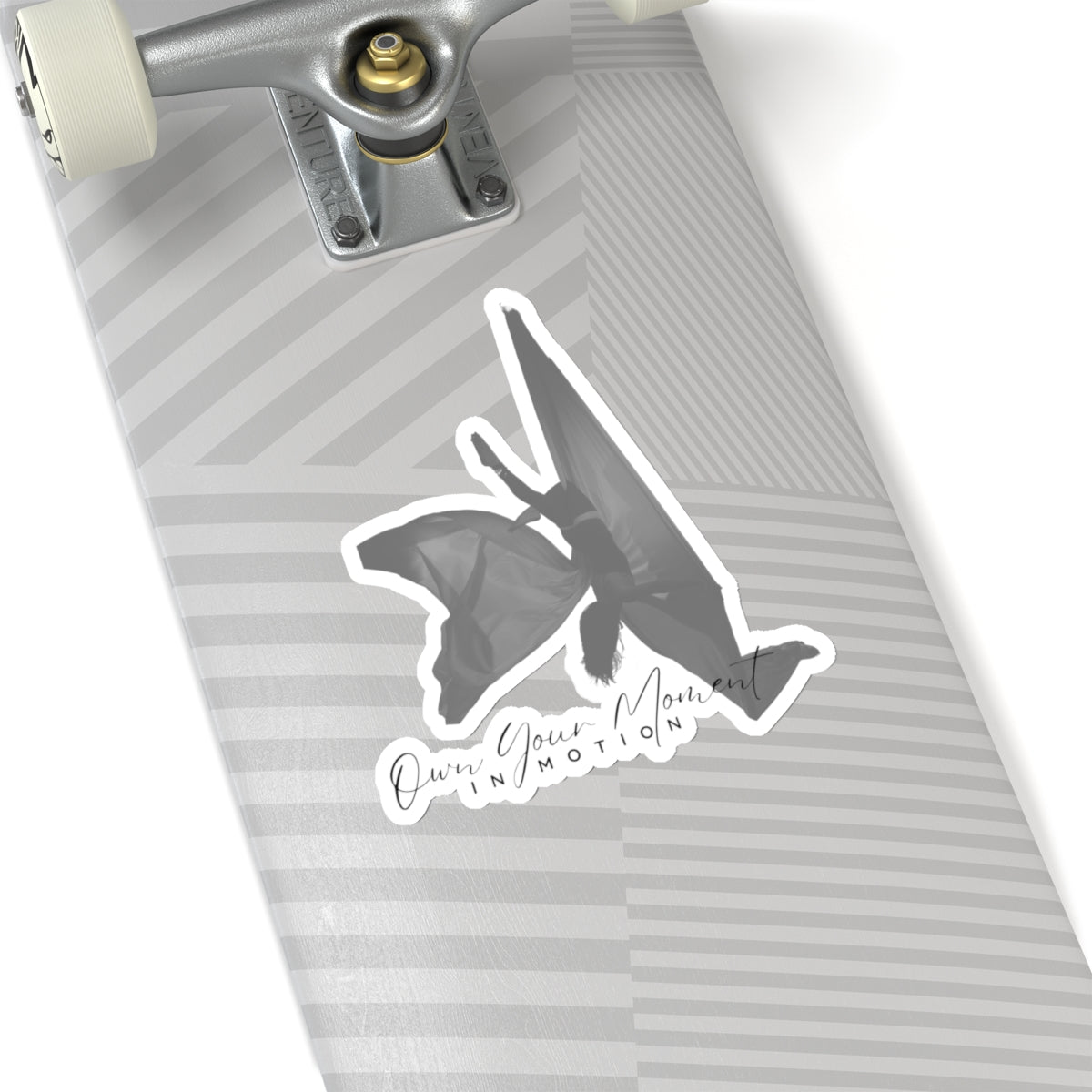"Own Your Moment In Motion" (Silks) Kiss-Cut Sticker