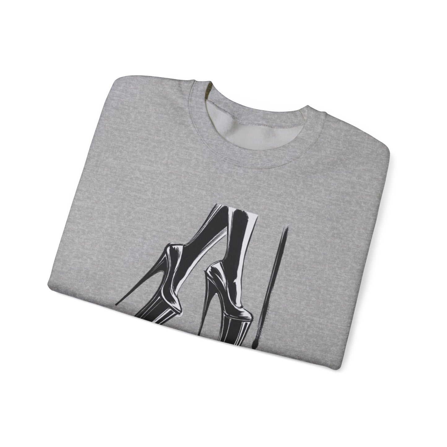 "Own Your Moment In Motion" (Heels) Crewneck Sweatshirt