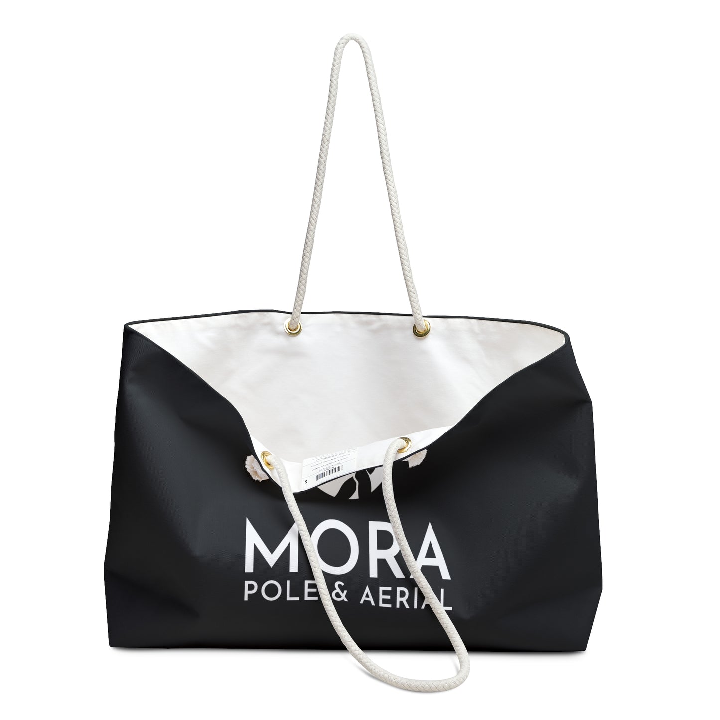 "Mora Pole & Aerial" Black Weekender Tote