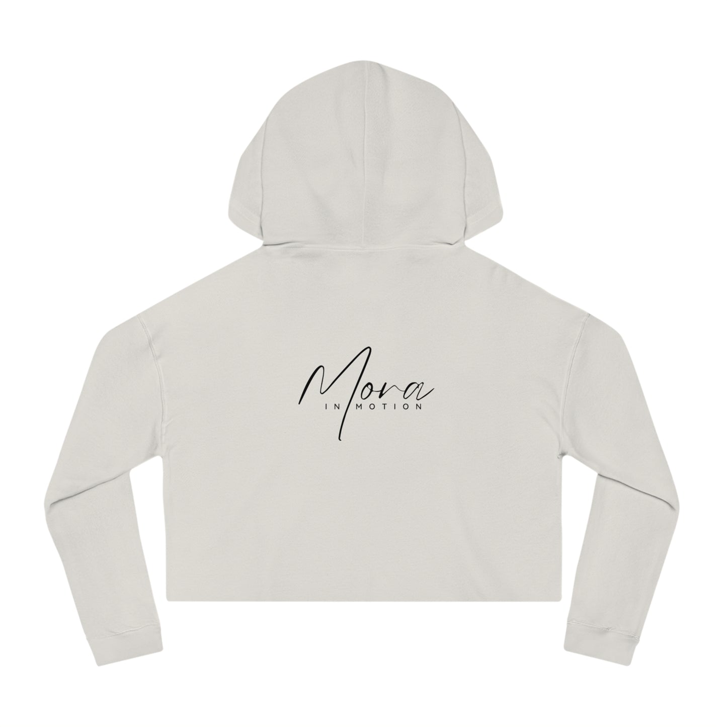 "Own Your Moment in Motion" (Pole) Cropped Hooded Sweatshirt
