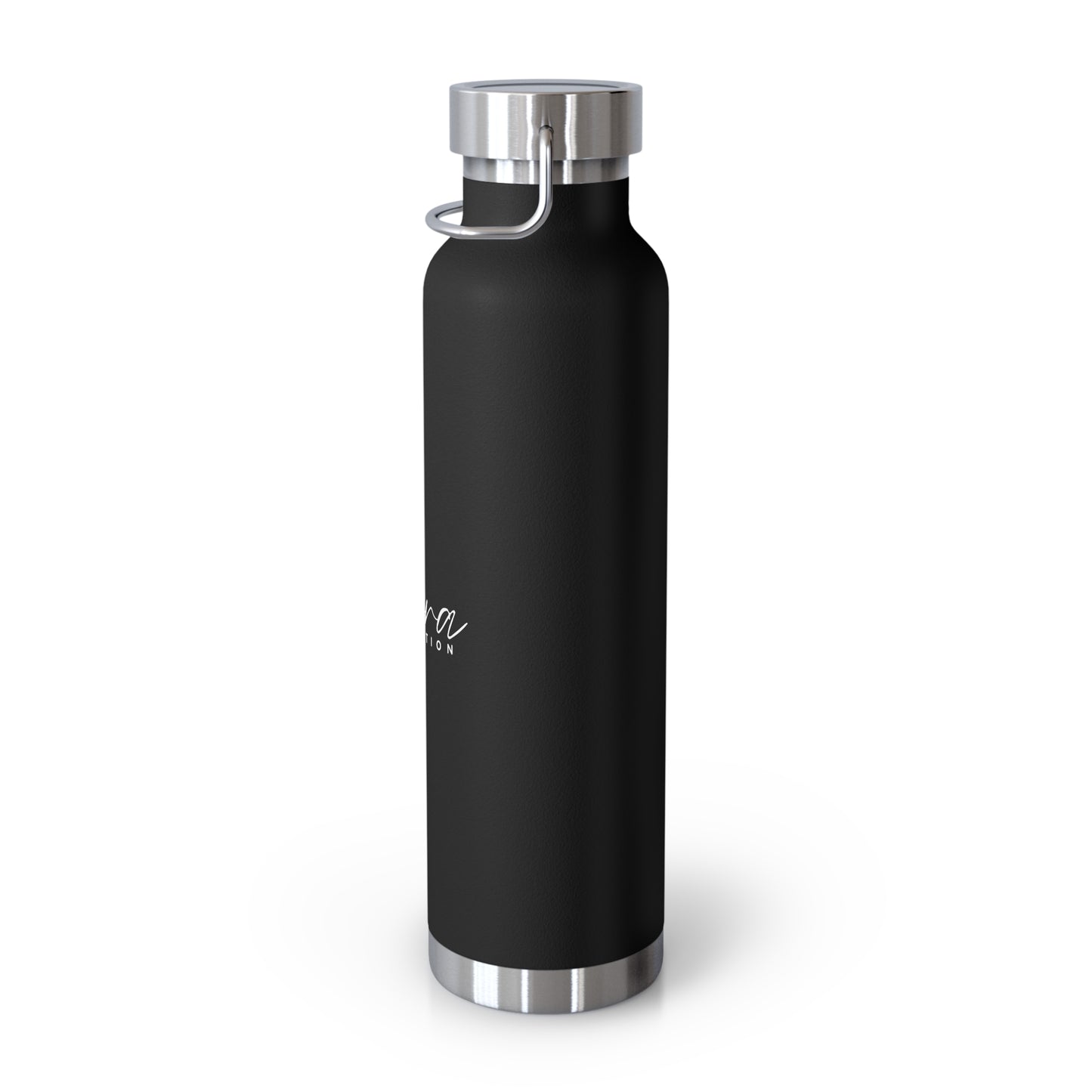 "Mora in Motion" in White Copper Insulated Water Bottle - 22oz