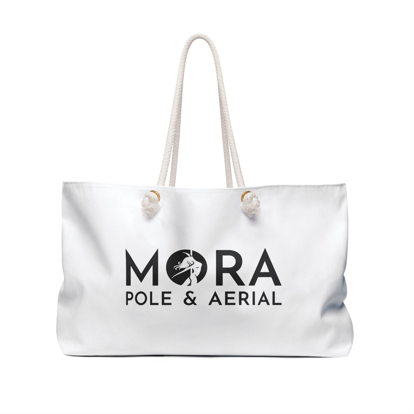 "Mora Pole & Aerial- Own Your Moment" White/Lyra Weekender Tote
