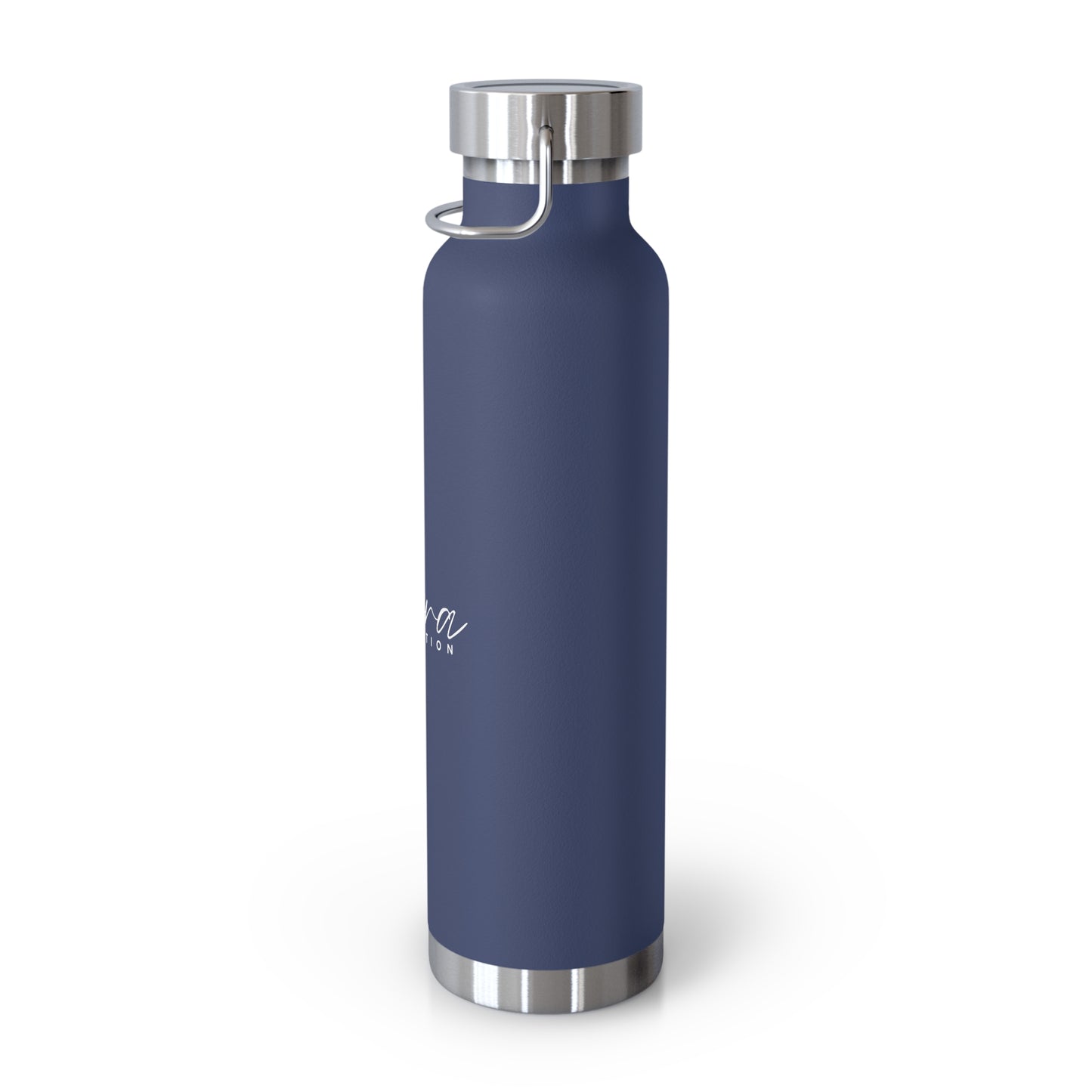 "Mora in Motion" in White Copper Insulated Water Bottle - 22oz