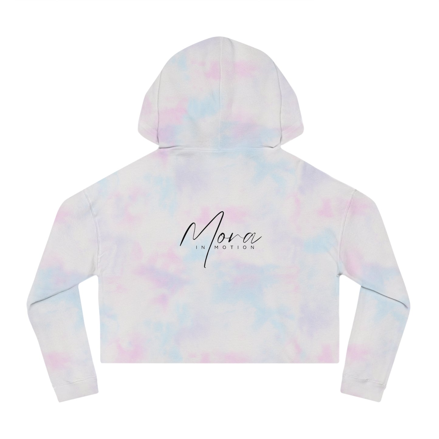 "Own Your Moment in Motion" (Lyra) Cropped Hooded Sweatshirt