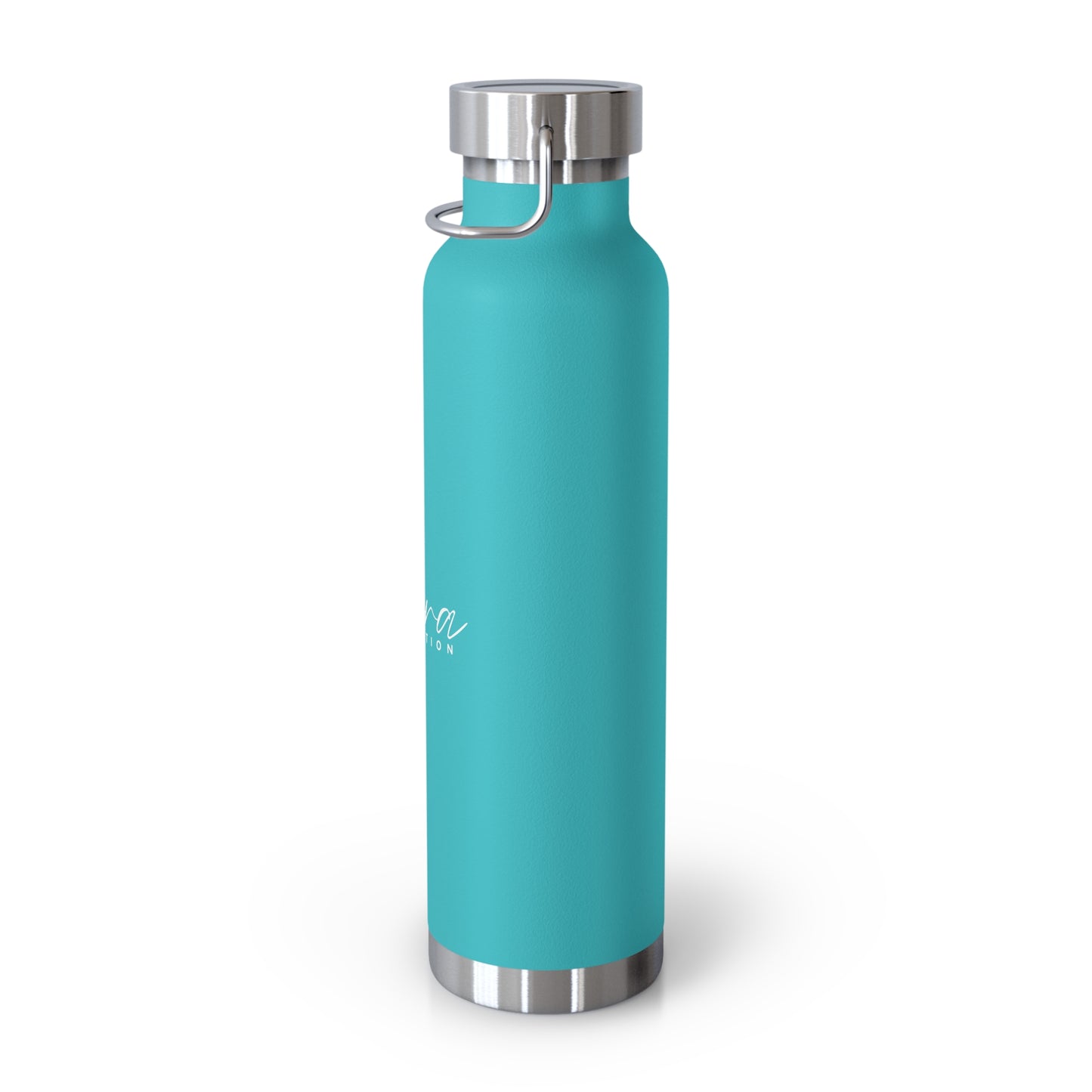"Mora in Motion" in White Copper Insulated Water Bottle - 22oz