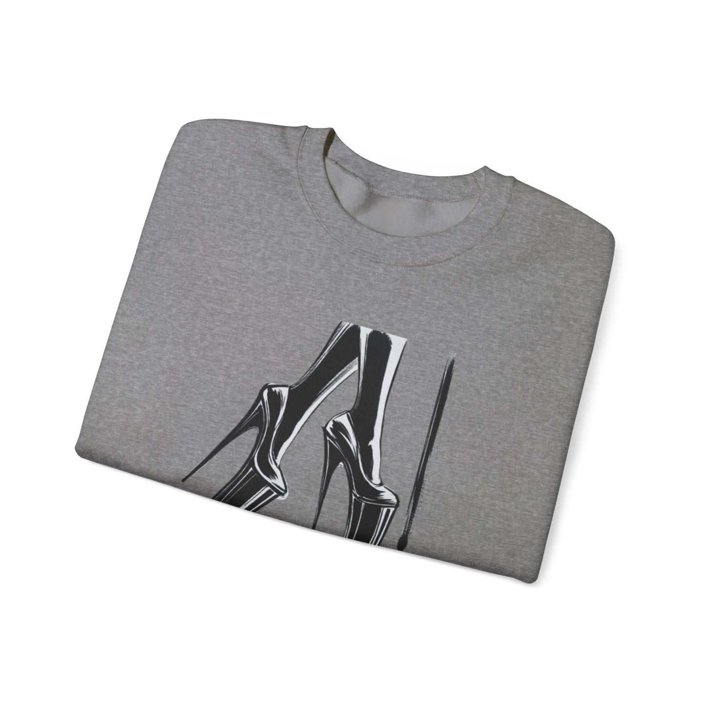 "Own Your Moment In Motion" (Heels) Crewneck Sweatshirt