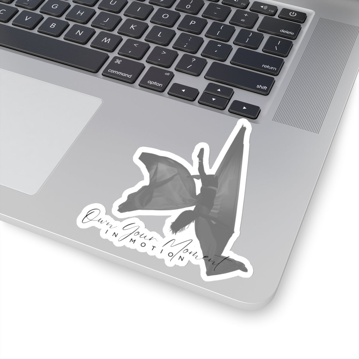 "Own Your Moment In Motion" (Silks) Kiss-Cut Sticker