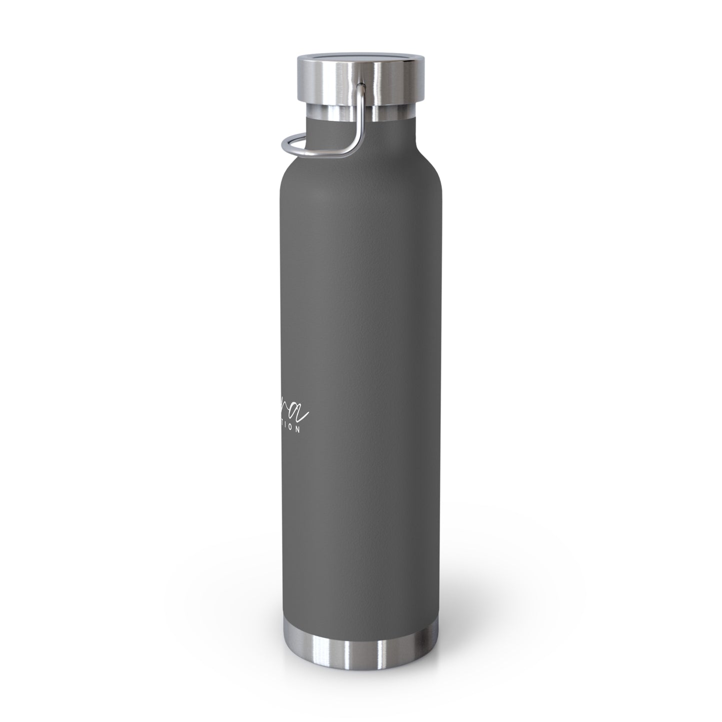 "Mora in Motion" in White Copper Insulated Water Bottle - 22oz