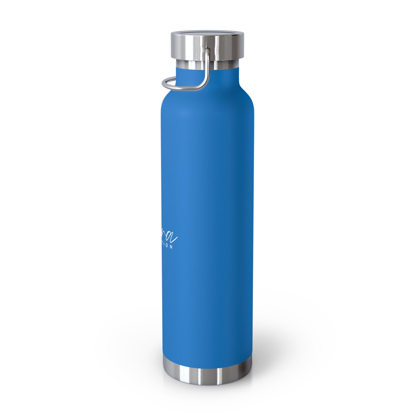 "Mora in Motion" in White Copper Insulated Water Bottle - 22oz