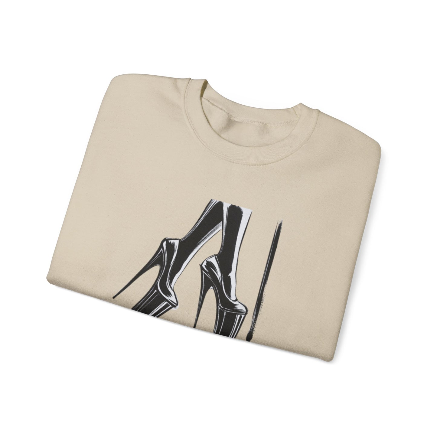 "Own Your Moment In Motion" (Heels) Crewneck Sweatshirt