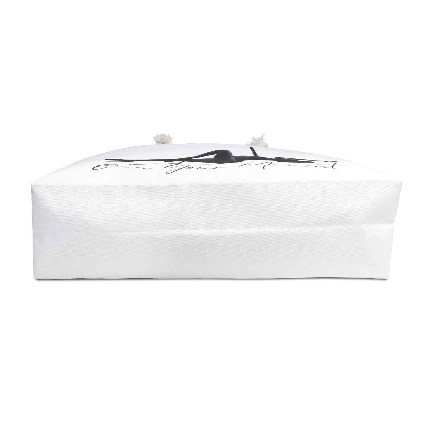"Mora Pole & Aerial- Own Your Moment" White/Movement Weekender Tote