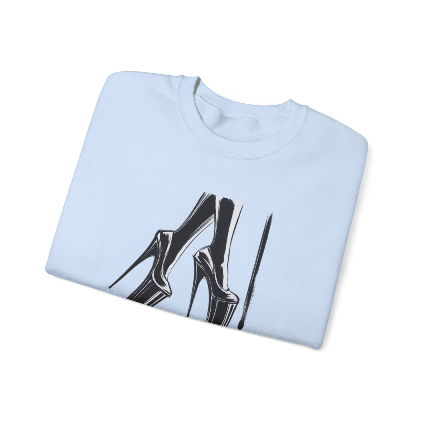 "Own Your Moment In Motion" (Heels) Crewneck Sweatshirt