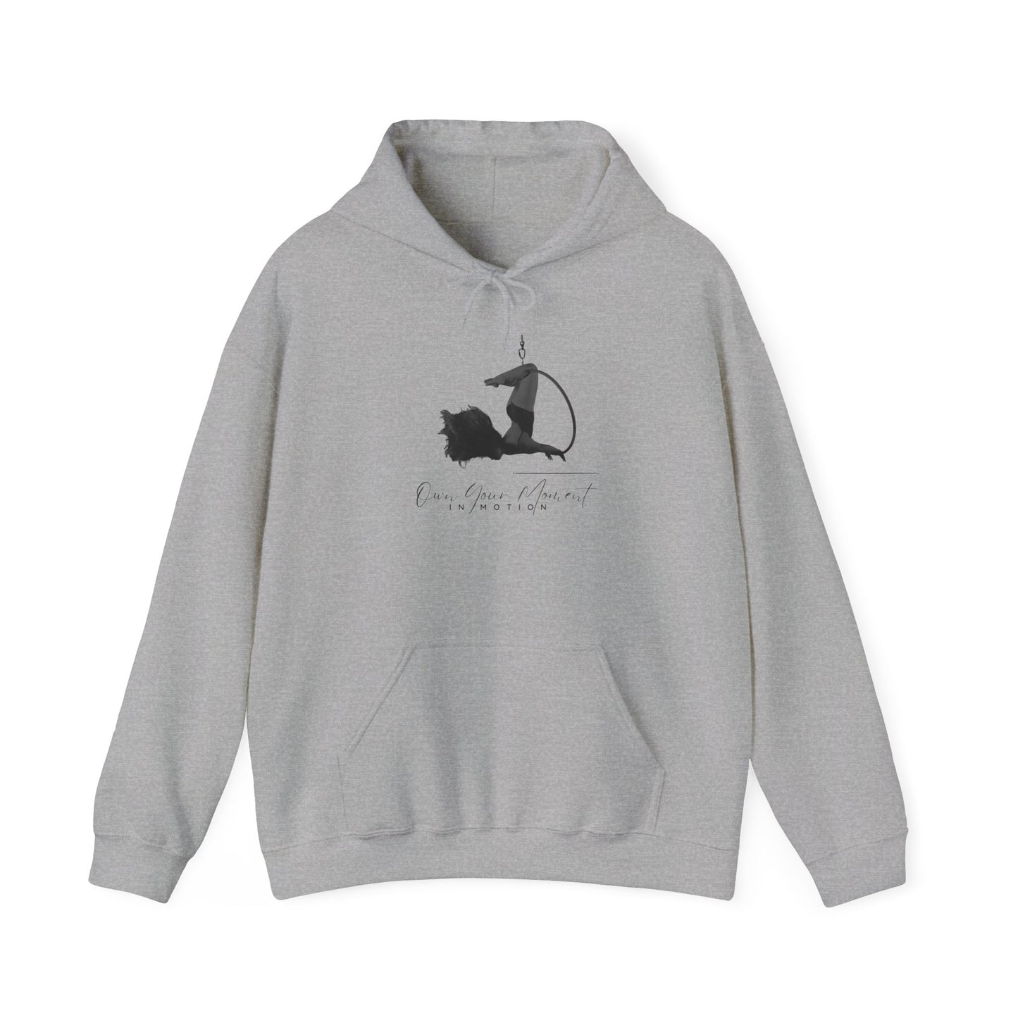 "Own Your Moment in Motion" (Lyra) -Unisex Heavy Blend™ Hooded Sweatshirt