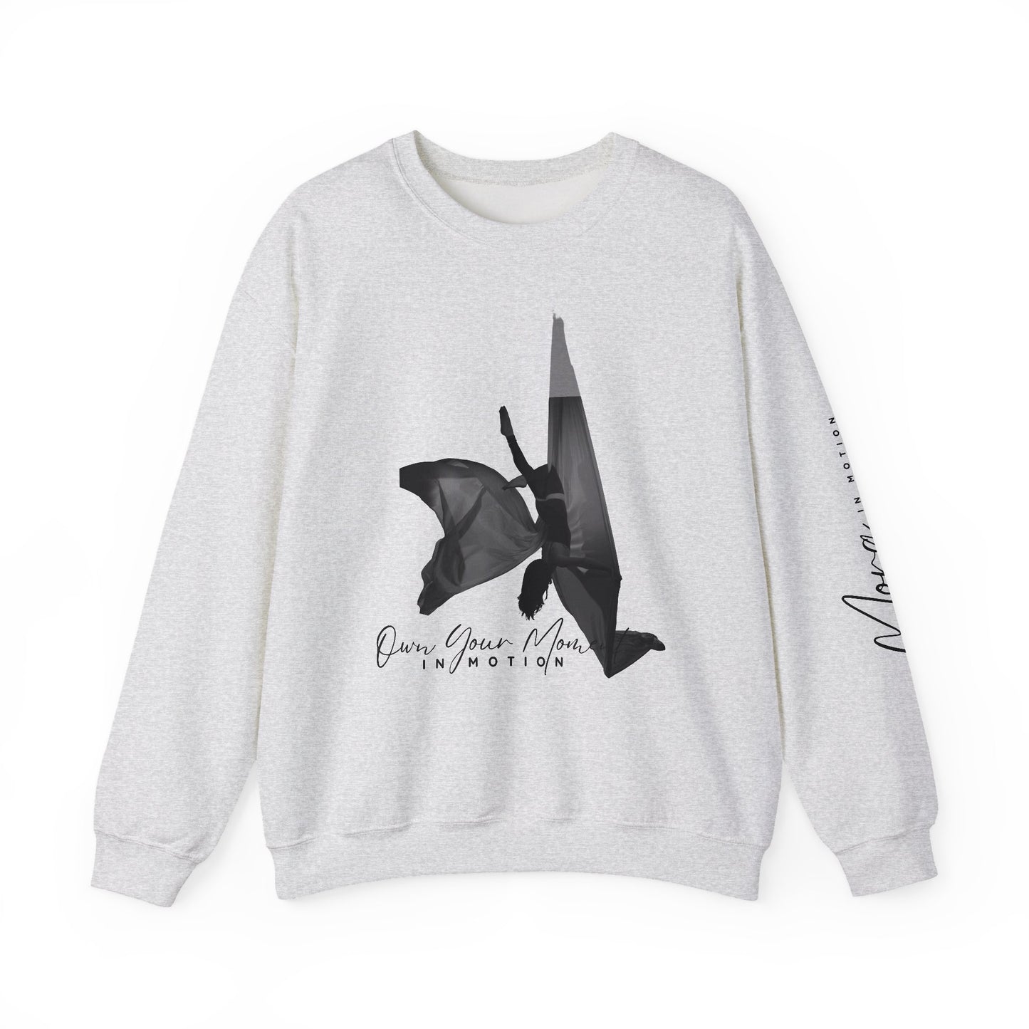 "Own Your Moment In Motion" (Silks) Crewneck Sweatshirt