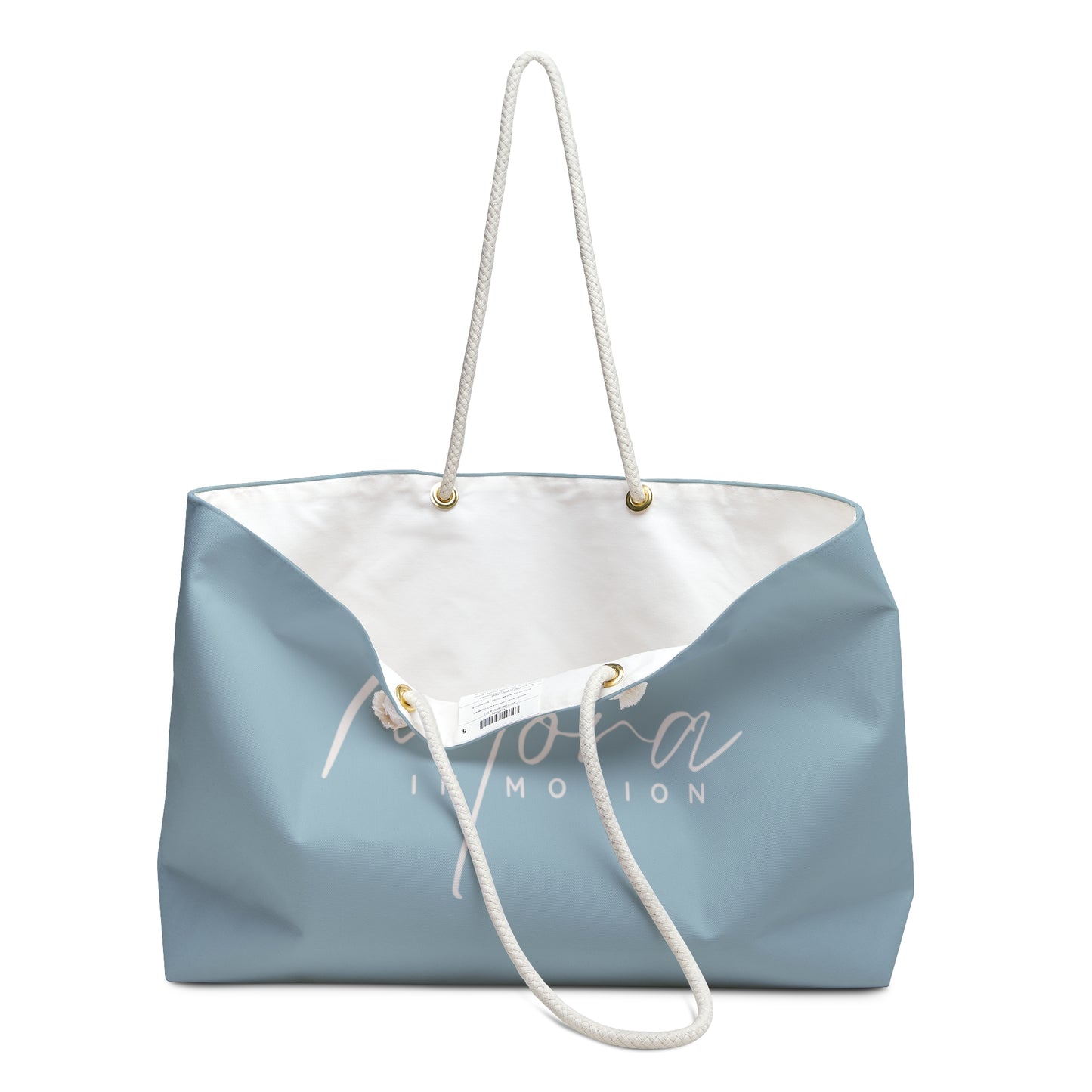 "Mora In Motion" Cool Blue Weekender Tote