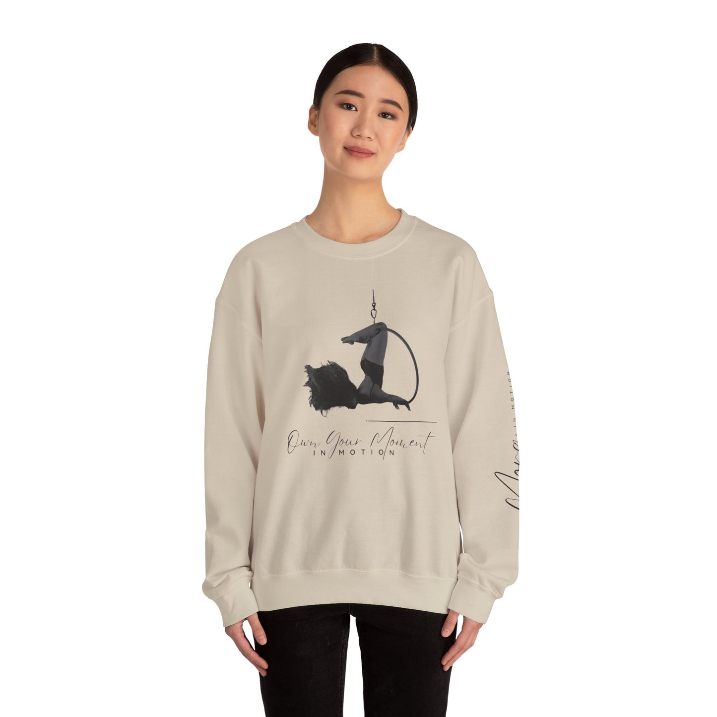 "Own Your Moment In Motion" (Lyra) Crewneck Sweatshirt