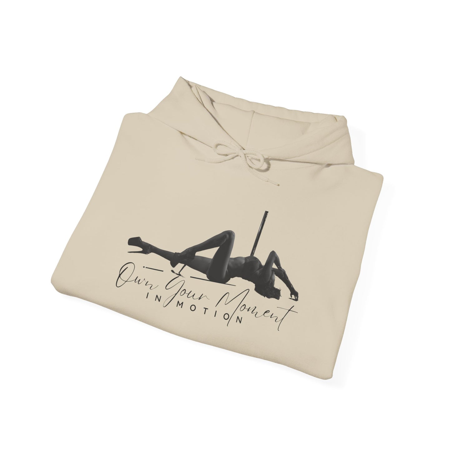 "Own Your Moment in Motion" (Pole/Movement) -Unisex Heavy Blend™ Hooded Sweatshirt