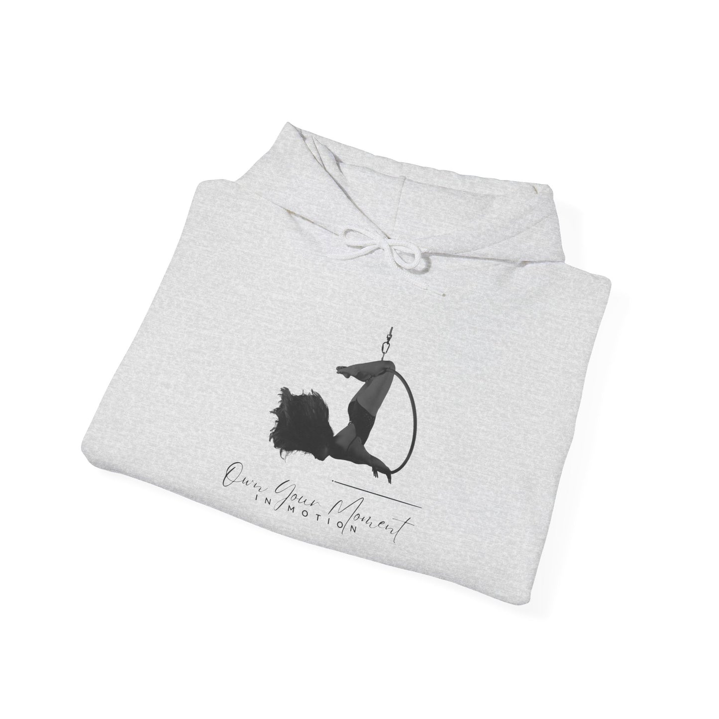 "Own Your Moment in Motion" (Lyra) -Unisex Heavy Blend™ Hooded Sweatshirt