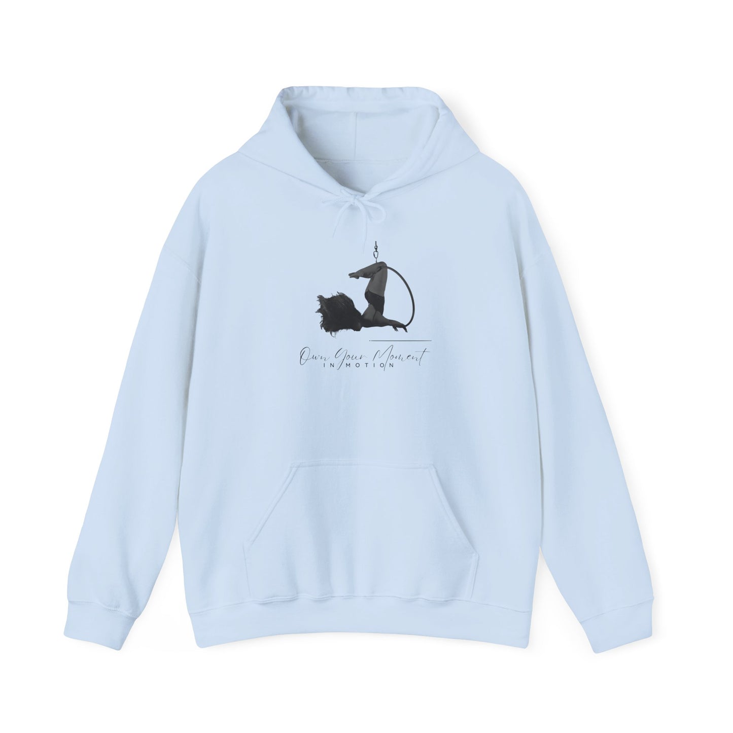 "Own Your Moment in Motion" (Lyra) -Unisex Heavy Blend™ Hooded Sweatshirt