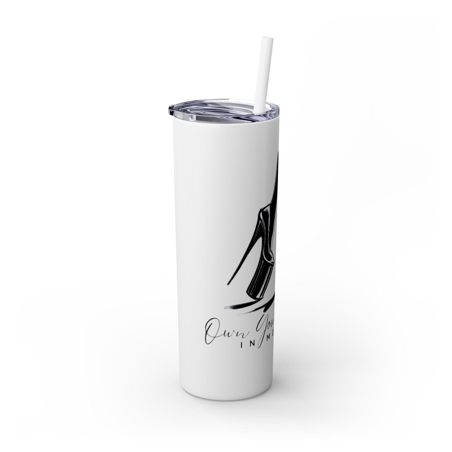 "Own Your Moment in Motion" 20oz Tumbler w/ Straw