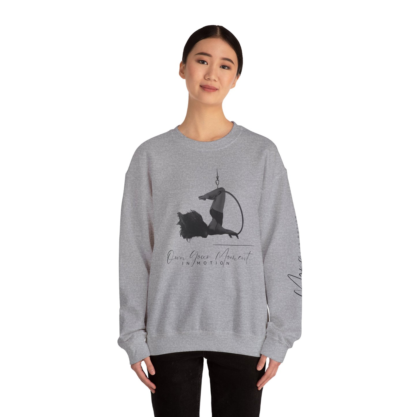 "Own Your Moment In Motion" (Lyra) Crewneck Sweatshirt