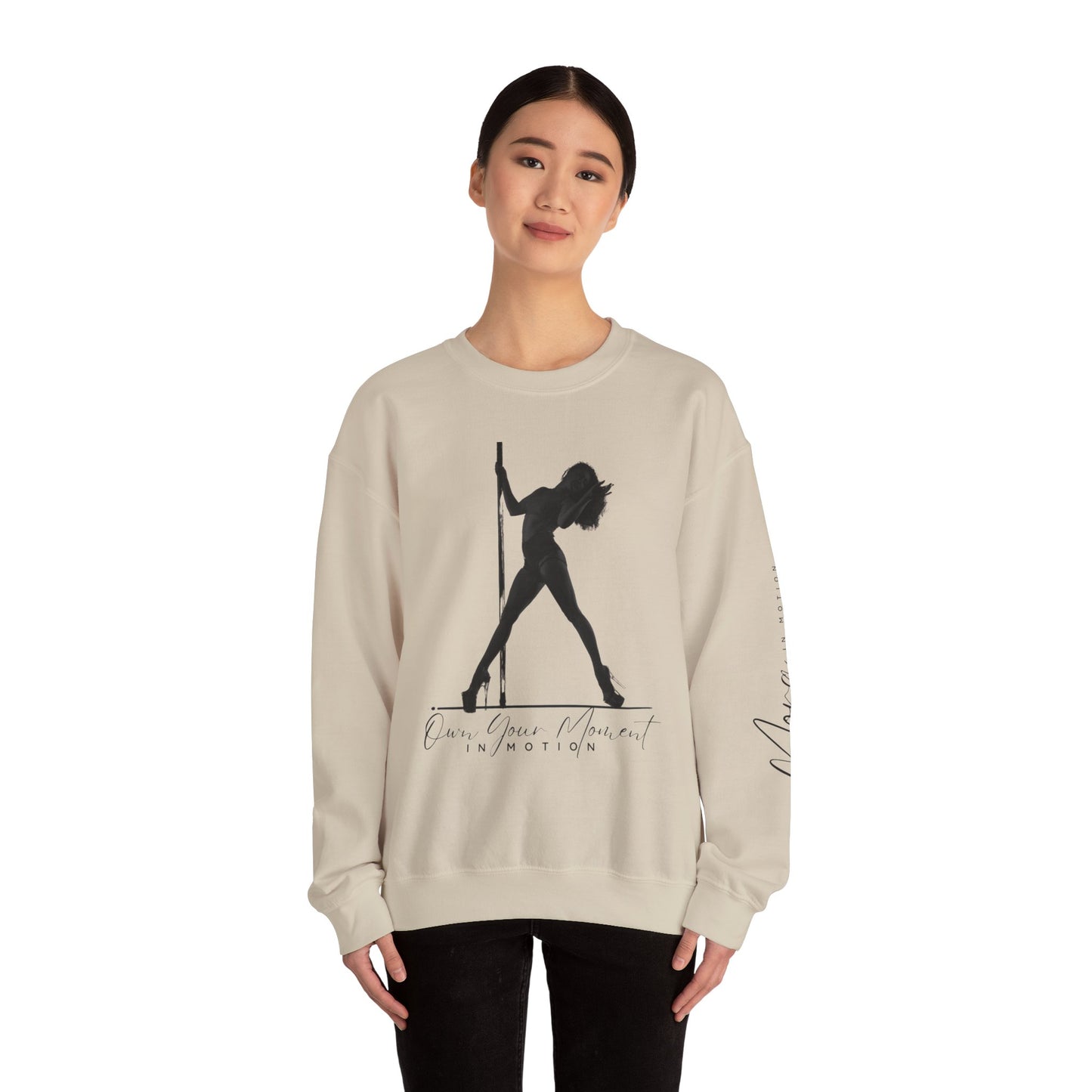 "Own Your Moment In Motion" (Pole) Crewneck Sweatshirt