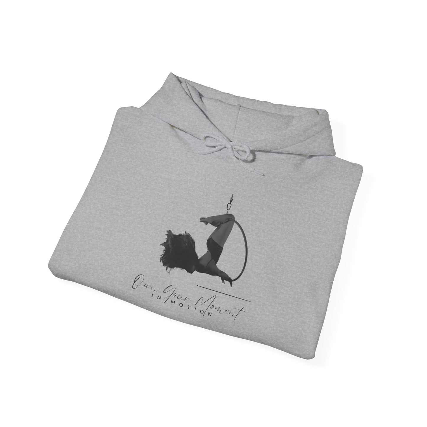 "Own Your Moment in Motion" (Lyra) -Unisex Heavy Blend™ Hooded Sweatshirt