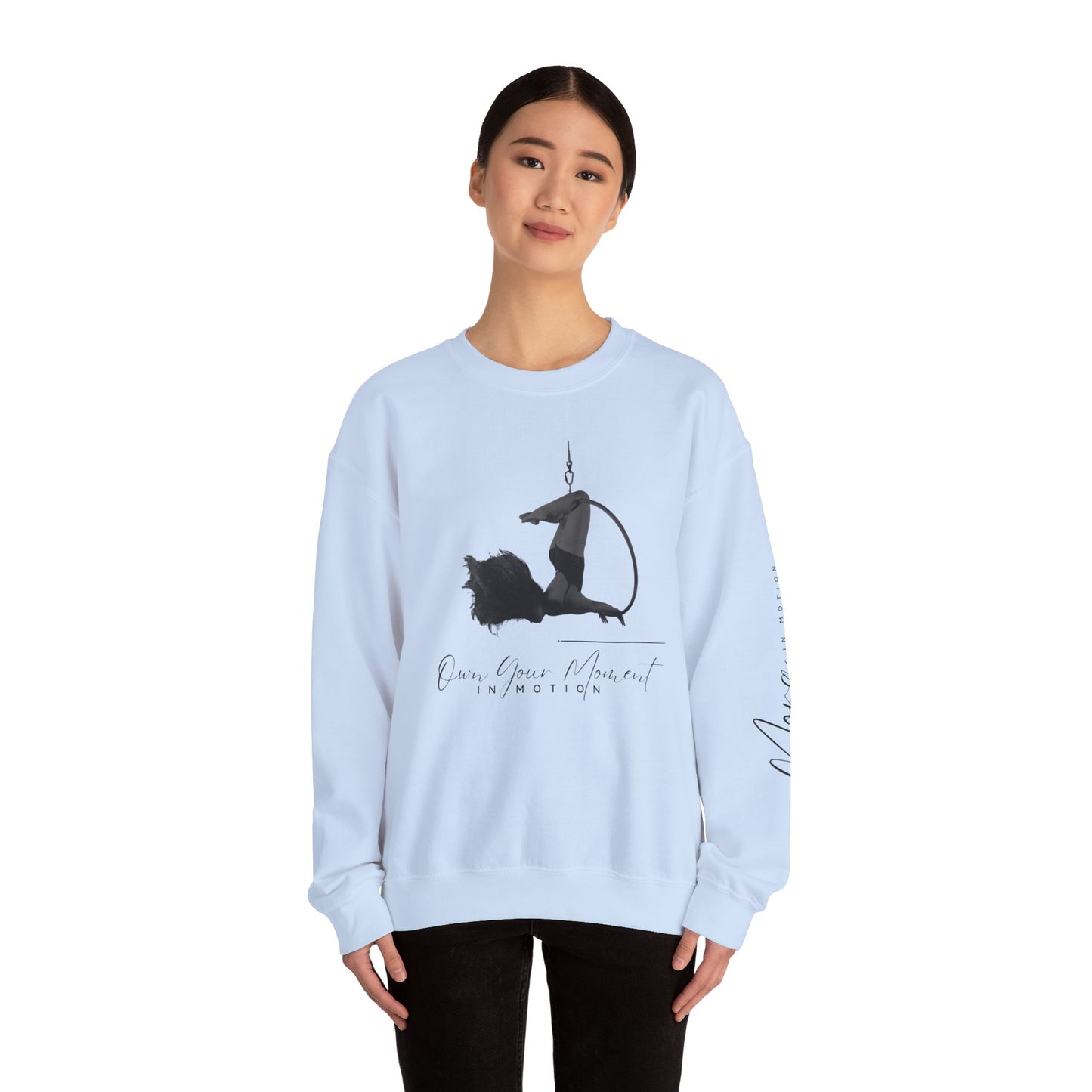 "Own Your Moment In Motion" (Lyra) Crewneck Sweatshirt