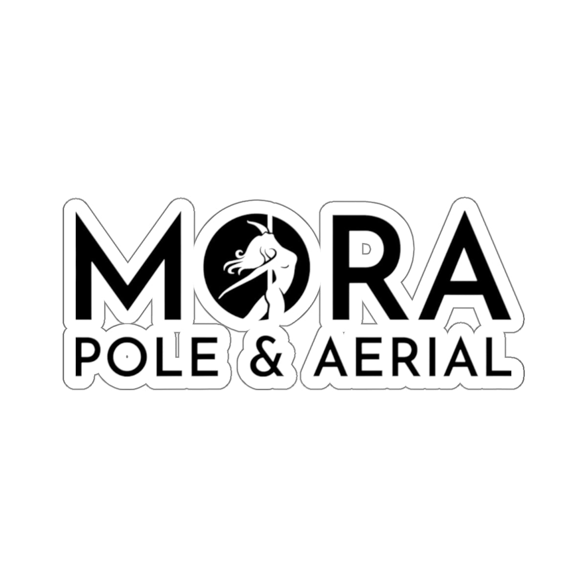 "Mora Pole & Aerial" (Heels) Kiss-Cut Stickers