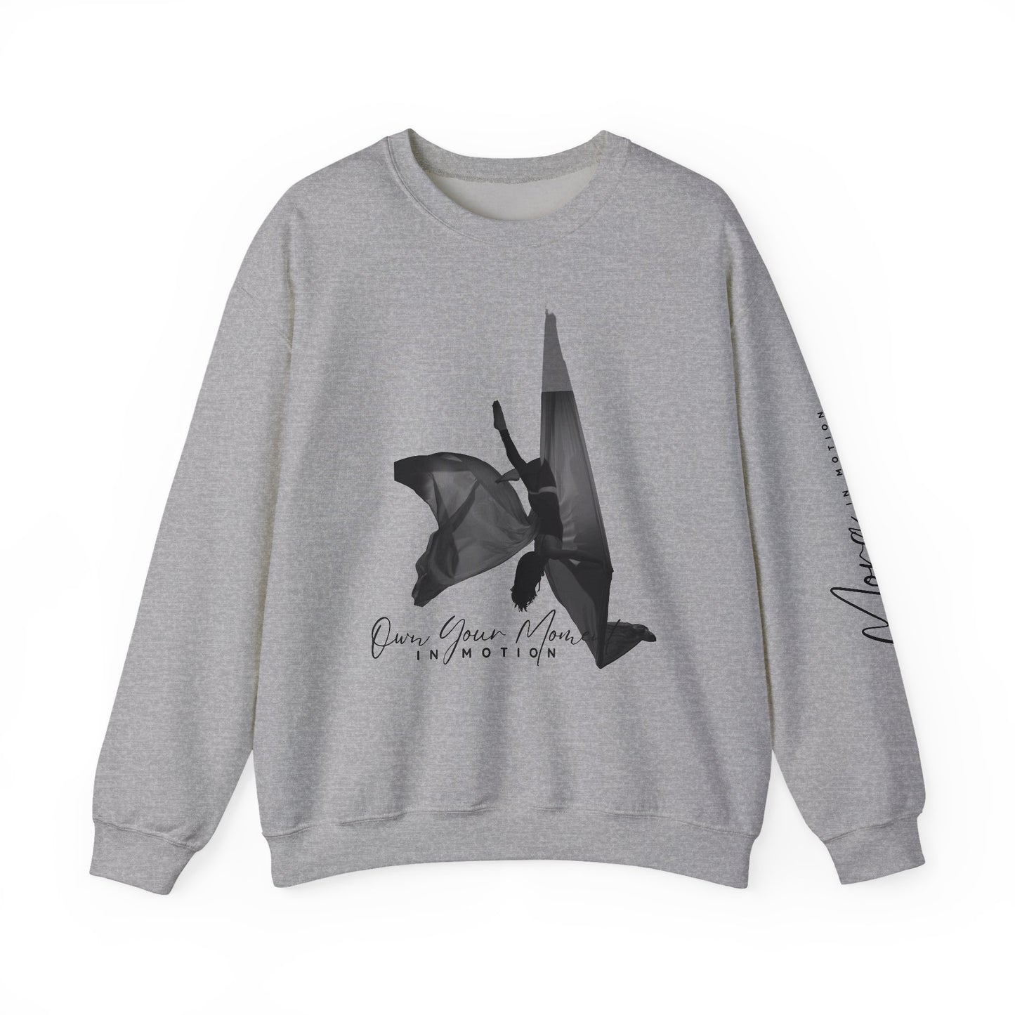 "Own Your Moment In Motion" (Silks) Crewneck Sweatshirt